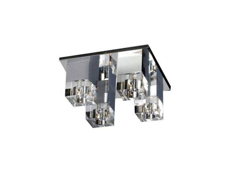 Azzardo plafon Box 4xG4 chrom AZ0178