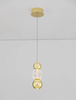 Luces Exclusivas lampa wisząca LED Ponce 6W 499lm 3200K złota LE42699