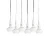 Azzardo lampa wisząca Tasos 6xE14 biała AZ1883