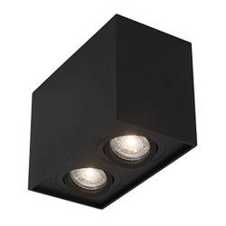 Luces Exclusivas plafon techniczny Chivacoa 2xGU10 czarny LE61453