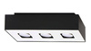 Sollux plafon Mono 3 GU10 biało/czarny SL.0072