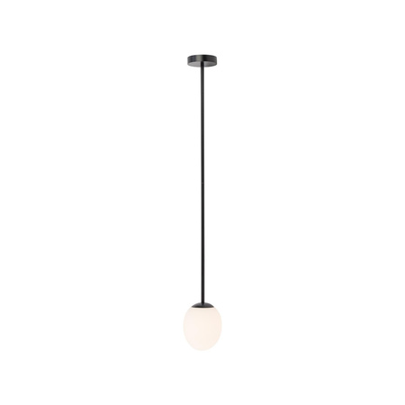 Nowodvorski lampa wisząca łazienkowa Ice Egg G9 czarno/biała Ø13cm IP44 8124