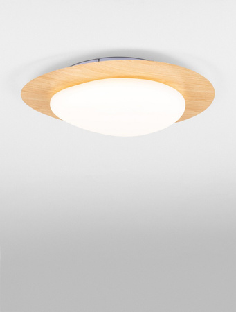 Luces Exclusivas lampa sufitowa LED Isidro ściemnialna 21W 1572lm 3000K IP20 drewniana LE44416