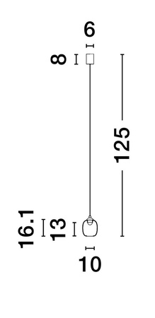 Luces Exclusivas lampa wisząca LED Toay Ø 10 cm 6W 457lm 3000K IP20 czarna LE44238