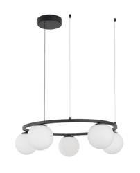 Luces Exclusivas żyrandol  / lampa wisząca LED Ubeda 5x(8W 515lm 3200K) 40W 2580lm czarno/biała LE41805