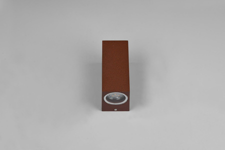 Trio kinkiet zewnętrzny Roya 2xGU10 rdzawy IP44 204269224