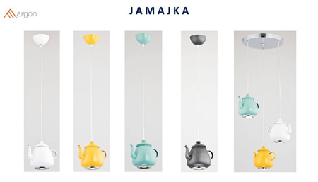 Argon lampa wisząca Jamajka GU10 biała 3650