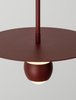 Luces Exclusivas lampa wisząca LED Baila Ø 30 cm 8W 590 lm 3000K IP20 czerwona LE44537