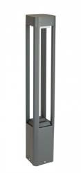 Su-ma lampa stojąca zewnętrzna Kwadrat GX53 popielata 80cm IP54 FKW-800
