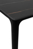 King Home Stół SLIM 180x90 czarny - ceramiczny      marmur, aluminium KH1501100162