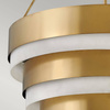 Quintiesse lampa wisząca Echelon 8xE14 mosiężna QN-ECHELON-8P