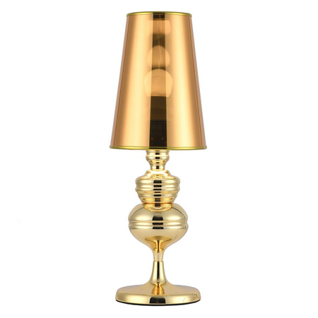 Step Into Design lampka biurkowa Queen E27 złota MT-8046-25 gold