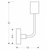 Candellux kinkiet Saga E14 czarny/patyna 21-01313