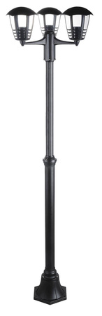 Rabalux lampa stojąca zewnętrzna Marseille 3xE27 czarna 181cm IP44 8569