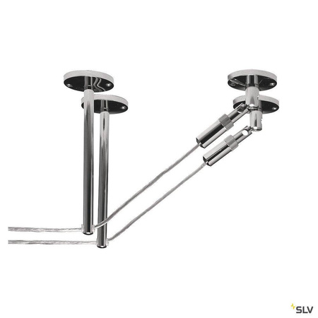 SLV uchwyt sufitowy Tenso 16cm chrom (2szt) 186342