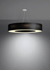 Sollux lampa wisząca Saturno 90 8xE27 czarna SL.0796