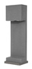 Luces Exclusivas lampa stojąca zewnętrzna LED Acajale GU10 2x10W IP65 wys. 60 cm szara LE73579