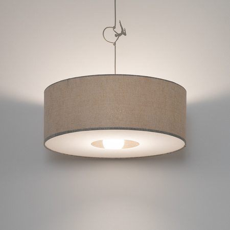Nowodvorski lampa wisząca Cedro M E27 1x25W beżowa 11665