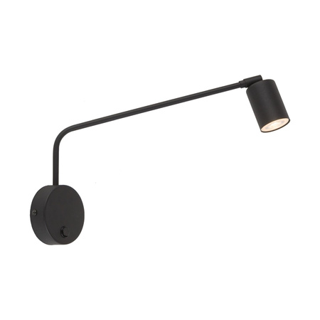 TK Lighting kinkiet (reflektorek) Logan GU10 czarny 4743