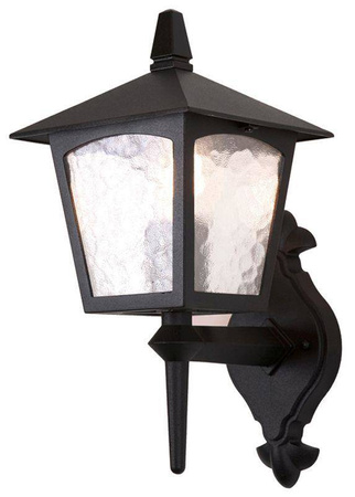 Elstead kinkiet zewnętrzny York E27 czarny IP43 BL5-BLACK