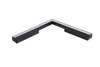 Azzardo lampa szynowa magnetyczna LED Saga Track Magnetic (narożnik A) 24W 3000K czarna AZ4613