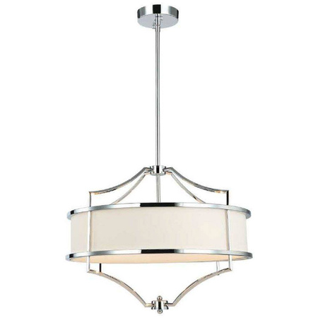Orlicki Design żyrandol / lampa wisząca Stesso Cromo M 4xE27 biała/chrom OR80919