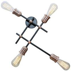 Candellux plafon Kirimu 4xE27 czarny 34-66909