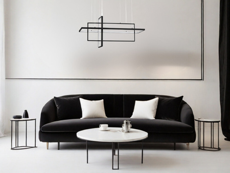 Luces Exclusivas lampa wisząca LED Baldo ściemnialna 59W 2129lm 2700-3500-5000K IP20 czarna LE43526