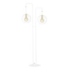 Emibig lampa podłogowa Albio LP2 2xE27 biała 155cm 145/LP2 