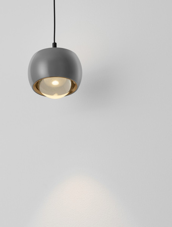 Luces Exclusivas lampa wisząca LED Lima Ø 9,6 cm 13W 922lm 3000K IP20 szara LE44284