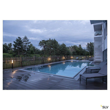 SLV lampa stojąca zewnętrzna LED Aponi 90 8W 440lm 3000K antracytowa 90cm IP65 1000682