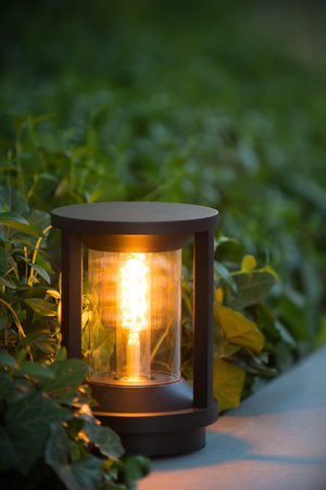 Lucide lampa stojąca zewnętrzna Cadix 22cm E27/60W czarna 15804/22/30