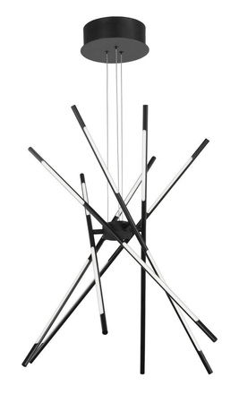 Luces Exclusivas żyrandol / lampa wisząca LED Bell 6x(9,6W 700lm 3000K) 56W 4200lm czarna LE41350