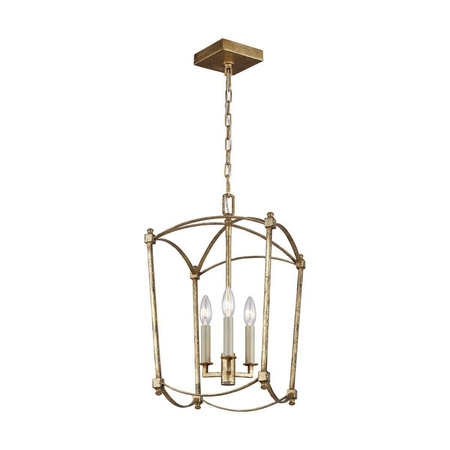 Quintiesse lampa wisząca Thayer 3xE14 złota QN-THAYER-3P-ADB