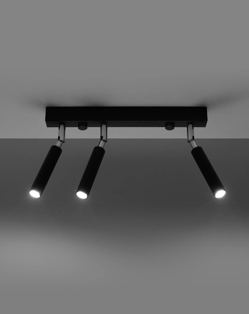 Sollux plafon (reflektorki) Eyetech 3 3xG9 czarny SL.0899