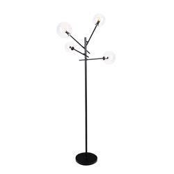 Maxlight lampa podłogowa Lollipop 4xG9 155cm czarna F0051