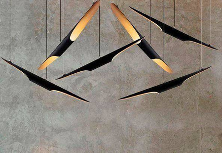 Step Into Design lampa wisząca Black Tube 2xE27 czarno/złota ST-0502-1