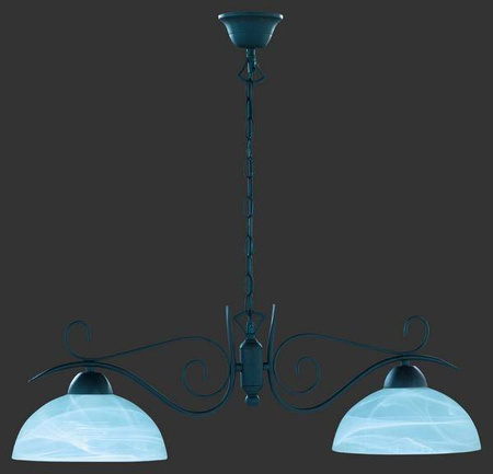 RL lampa wisząca Country 2xE27 miedź R3432-24