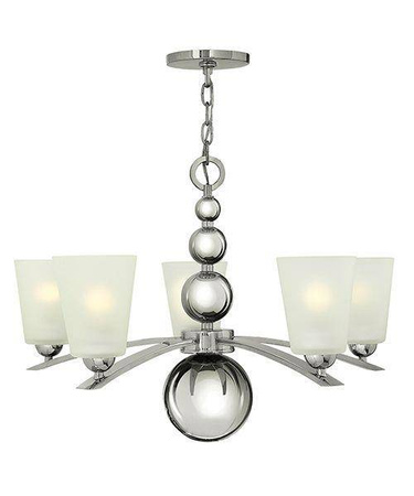 Elstead żyrandol / lampa wisząca Zelda 5xE27 nikiel HK-ZELDA5-PN