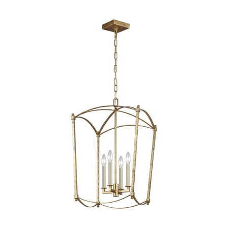Quintiesse lampa wisząca Thayer 4xE14 złota QN-THAYER-4P-ADB