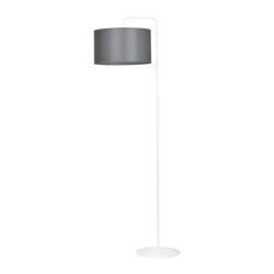Emibig lampa podłogowa Trapo LP1 E27 biało/szara 150cm 573/1