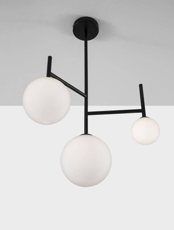 Luces Exclusivas plafon Uruapan 3xG9 czarny LE42884