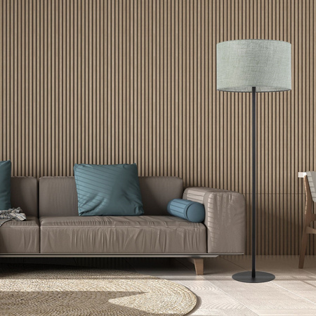 TK Lighting lampa podłogowa Earth E27 czarno/zielona 159cm 5476