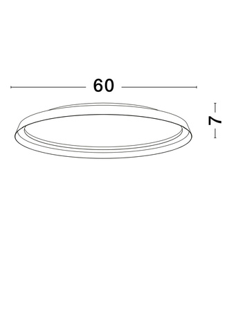 Luces Exclusivas lampa sufitowa LED Batallas ściemnialna Ø 60 cm 48W 3361lm 2700-4000K IP20 brązowa LE44792