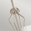 Quintiesse lampa wisząca LED Kayva 24W 1625lm 3000K nikiel IP44 QN-KAYVA9-PN