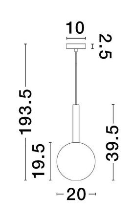 Luces Exclusivas lampa wisząca LED Bajos Ø 20 cm G9 1x5W IP20 złota LE43392
