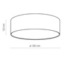 TK Lighting plafon Rondo Kids 2xE27 miętowy 3230