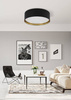 TK Lighting plafon Bilbao 4xE27 biało/złoty 3379