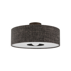 Nowodvorski lampa sufitowa Amarela M E27 1x25W czarno/brązowa 11658