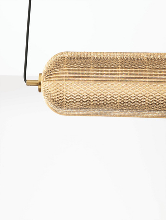 Luces Exclusivas lampa wisząca LED Tipuani ściemnialna 40W 3384lm 3000K IP20 złota LE44627